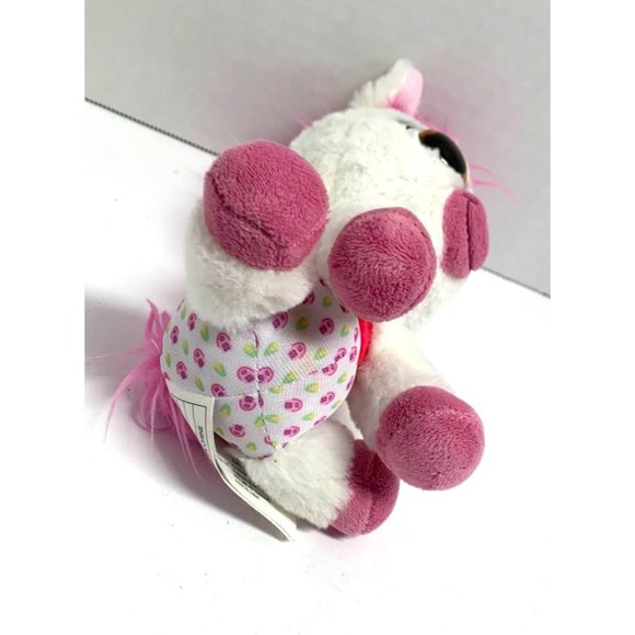 Disney Jr TOTS Care For Me Pony White Pink Plush Stuffed Animal Toy 7 in Tall Ho - Picture 5 of 6